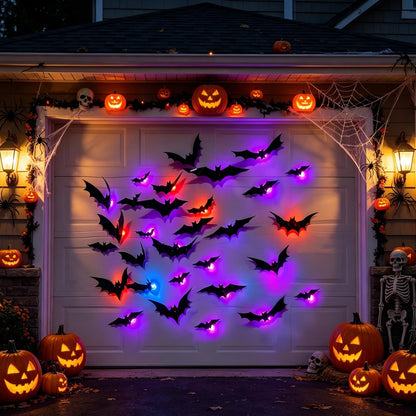 Spooky LED Bat Wall Decor