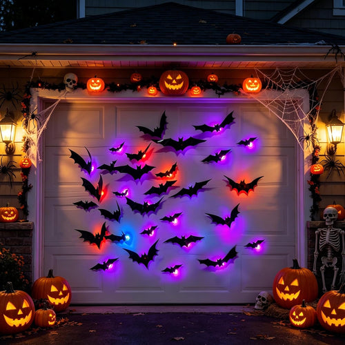 Spooky LED Bat Wall Decor