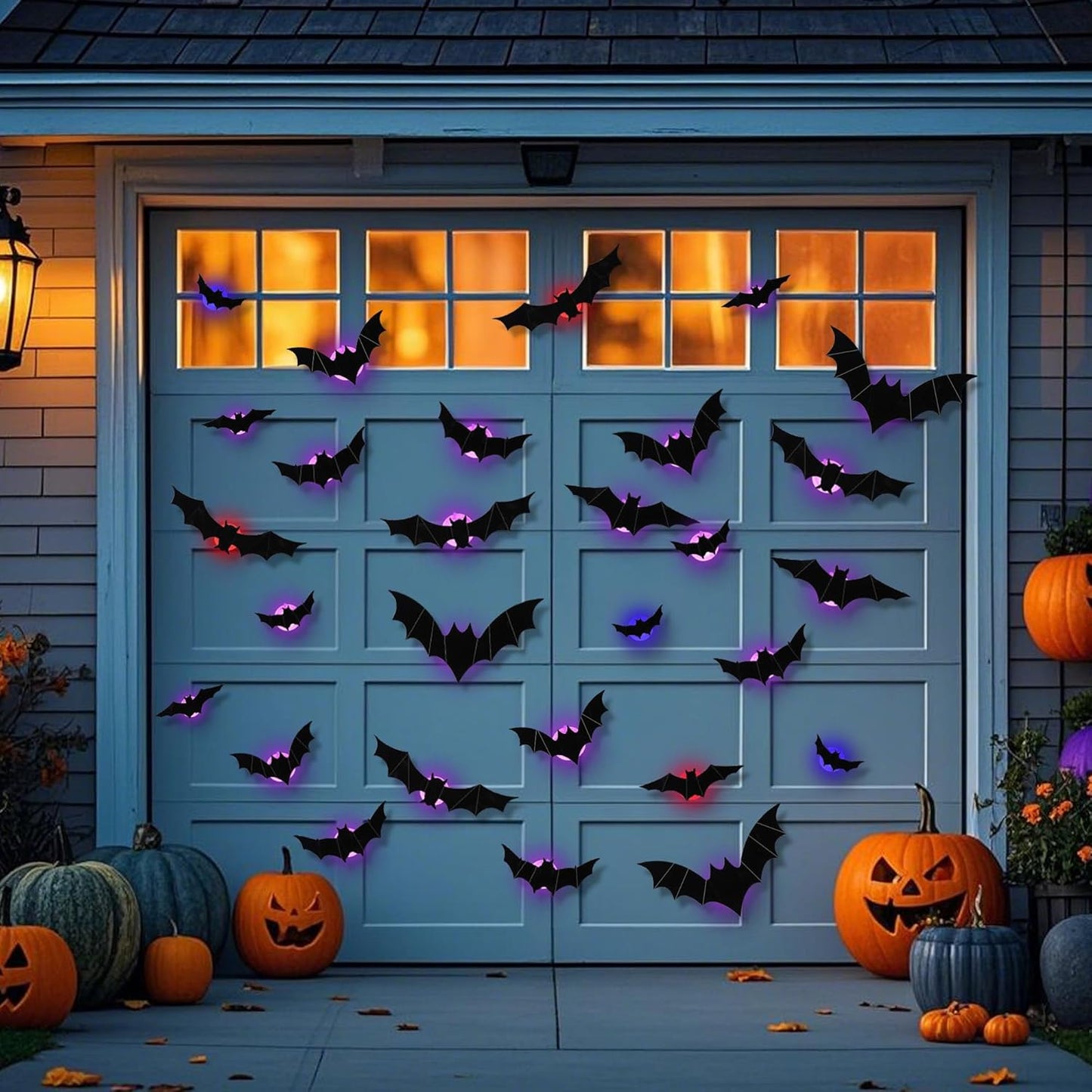 Spooky LED Bat Wall Decor